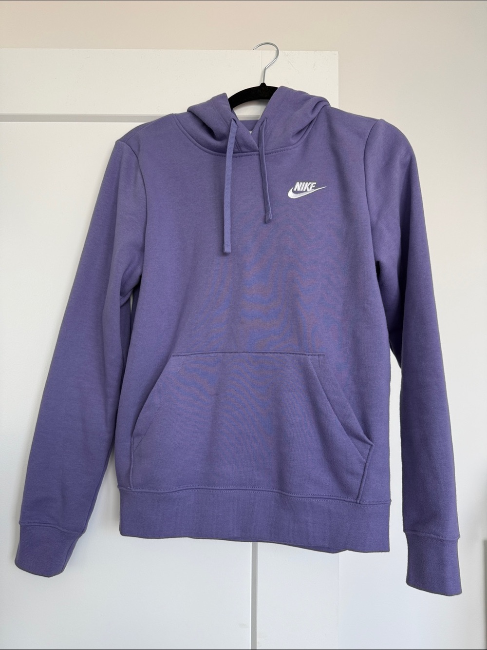 Nike Purple Crewneck Hoodie with White Logo